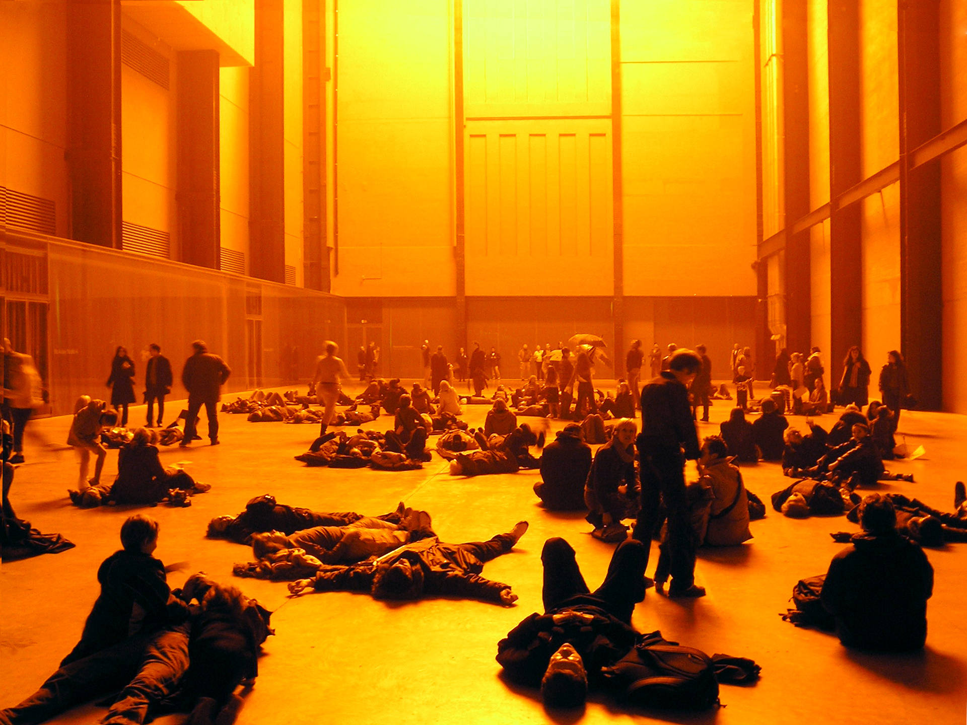 People Inside Turbine Hall Tate Modern Picture
