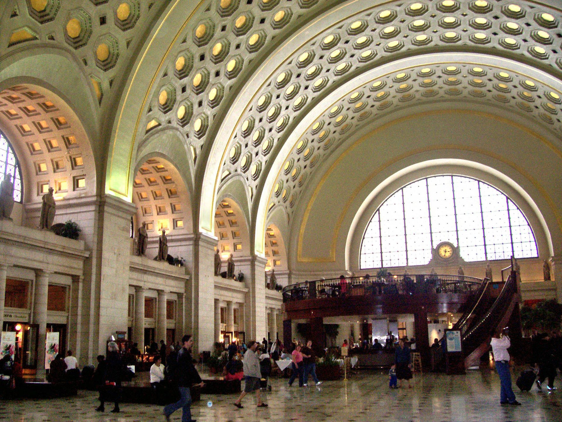 People Inside Union Station Picture