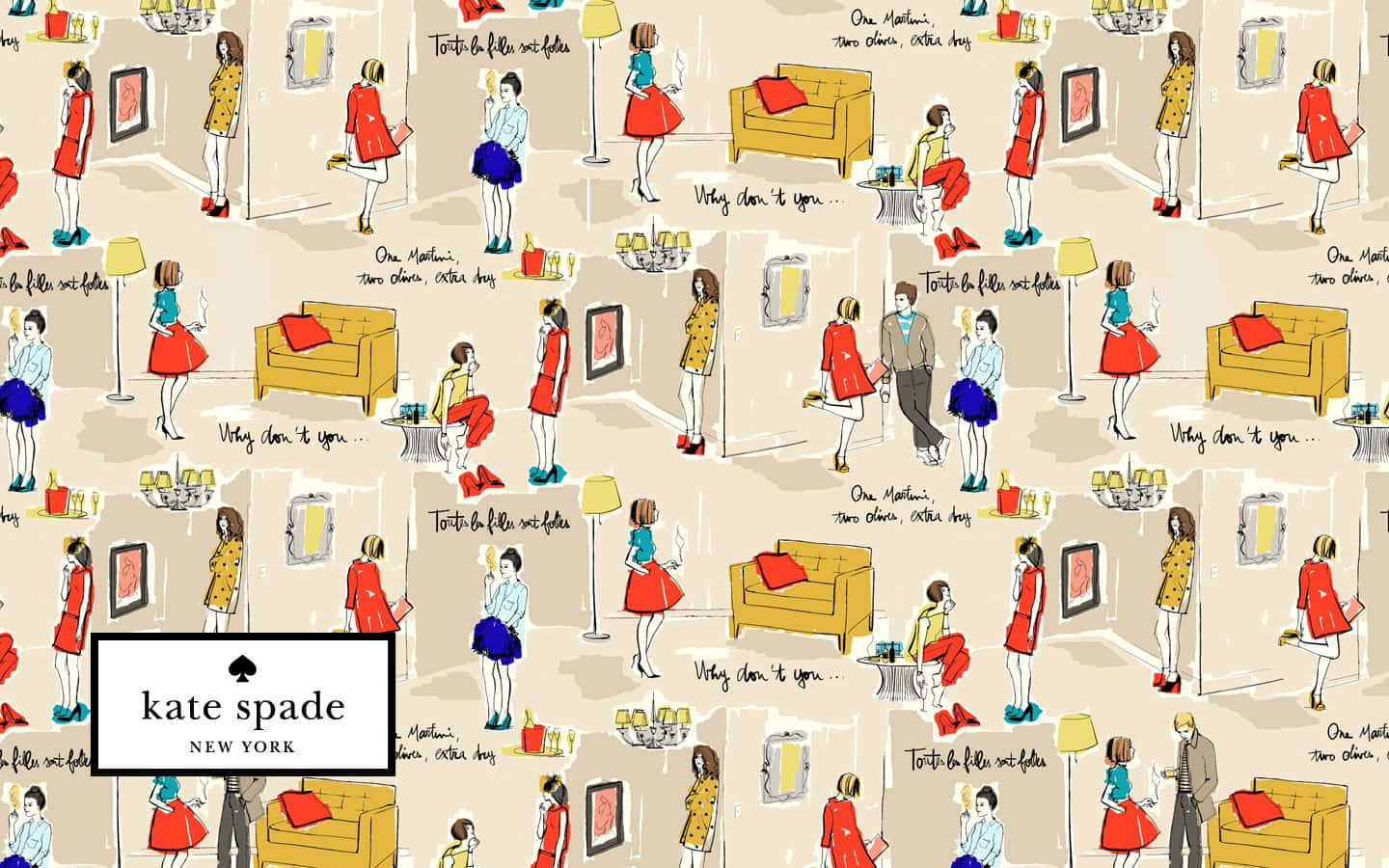 Kate Spade Skrivbord 1440 X 900 Wallpaper