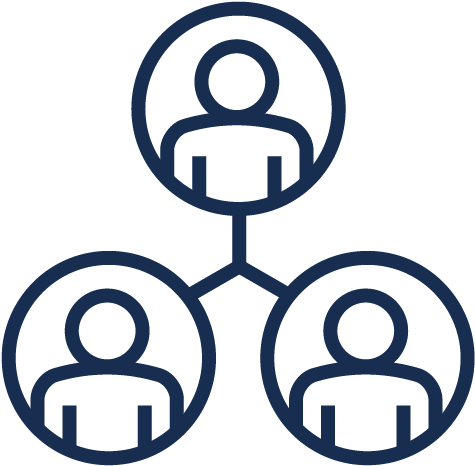 People Network Icon Graphic PNG