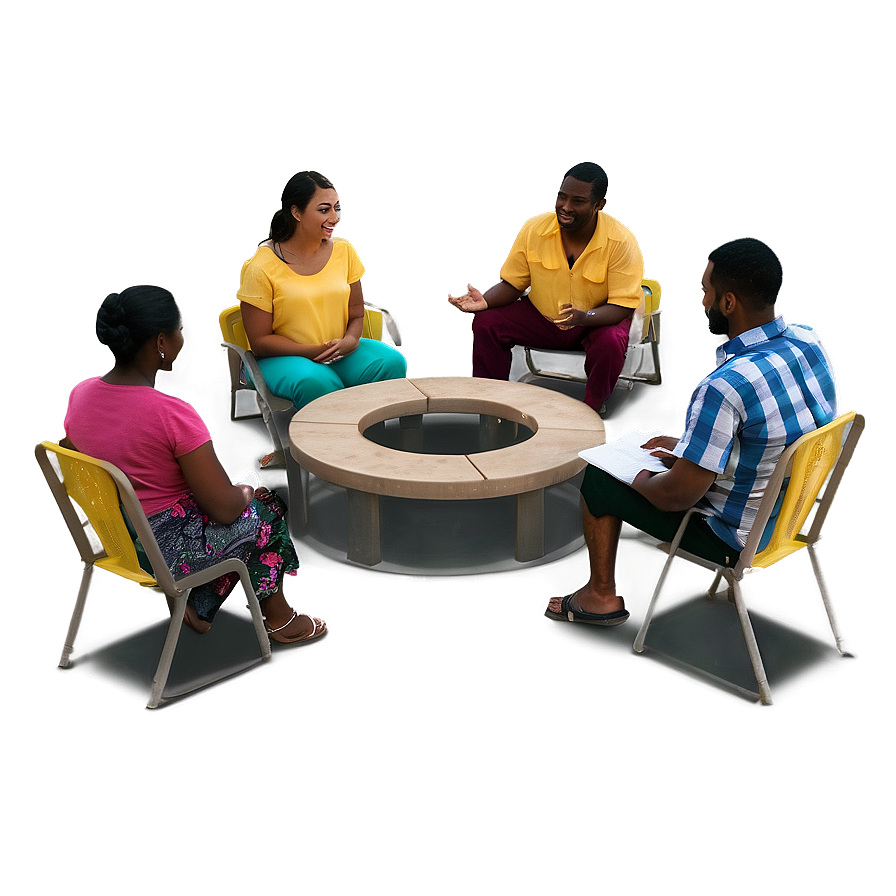 People Sitting In Circle Game Png 05252024 PNG