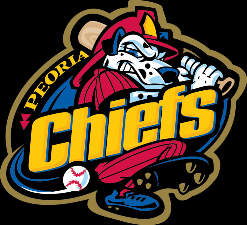 Peoria Chiefs Baseball Team Logo PNG