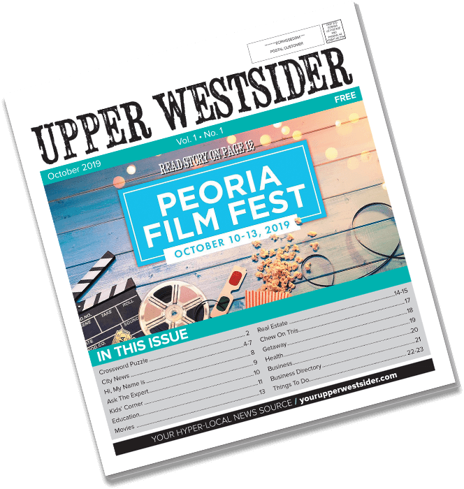 Peoria Film Fest Upper Westsider Magazine Cover2019 PNG