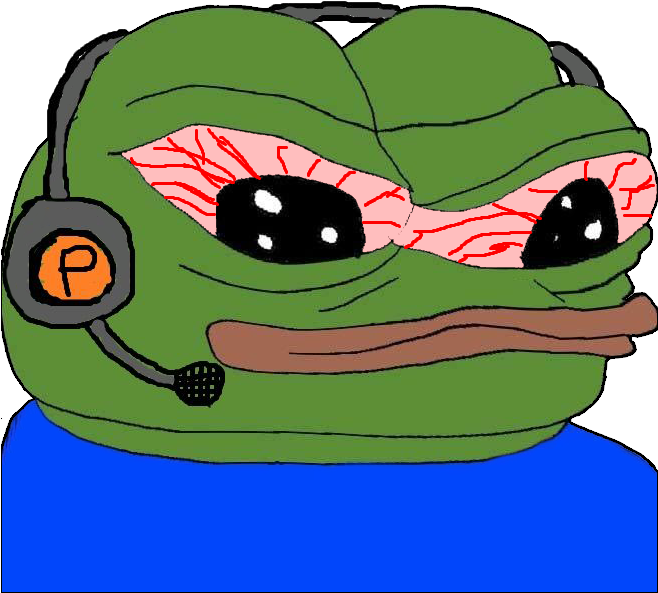 Pepe Gamer Illustration.png PNG