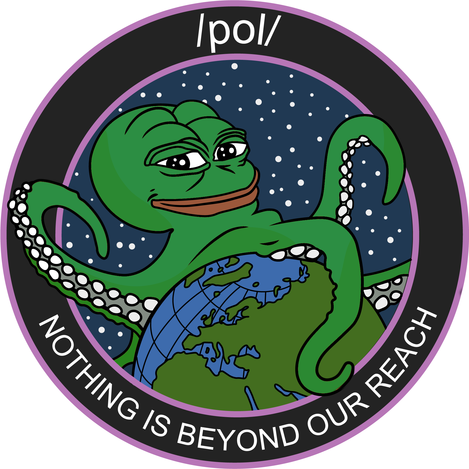 Pepe Octopus World Embrace PNG