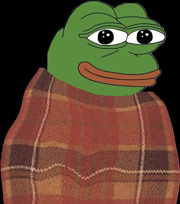 Pepe The Frog In Sweater.png PNG
