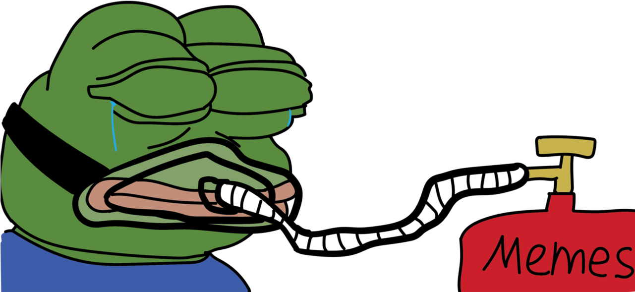 Pepe The Frog Meme Addiction PNG