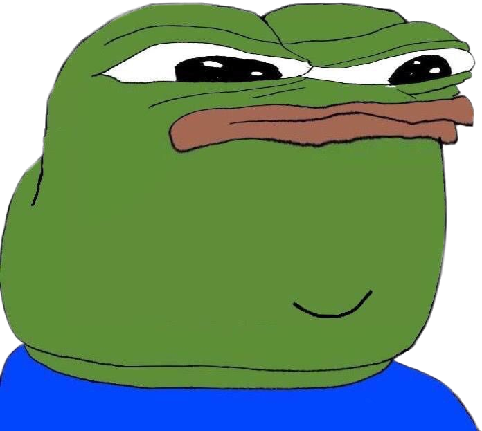 Download Pepe The Frog Smug Expression Png