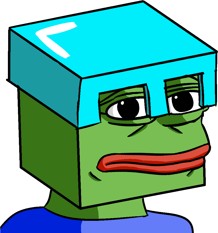 Pepe_with_ Frozen_ Headgear PNG