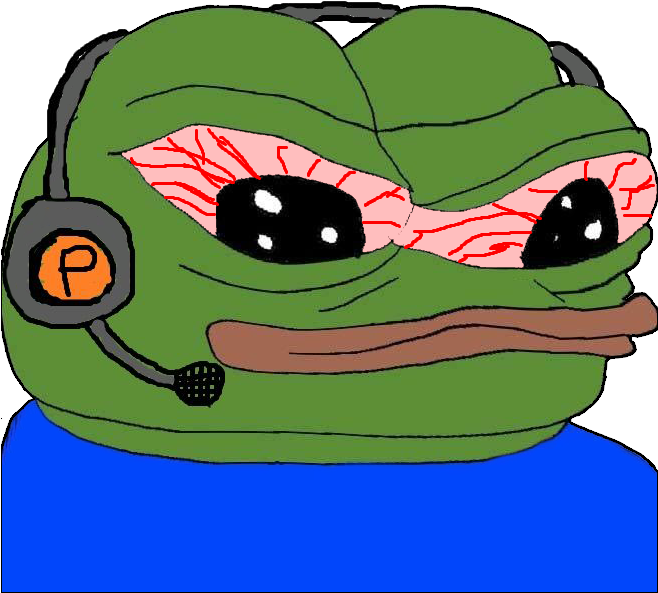 Pepethe Frog Gamer Headset PNG