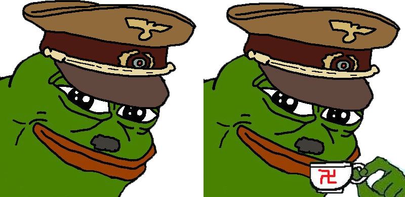 Pepethe Frog Tea Time Meme PNG