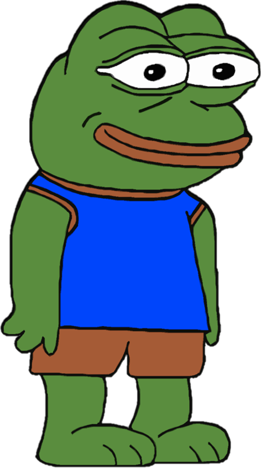 Pepethe Frogin Blue Tank Top.png PNG