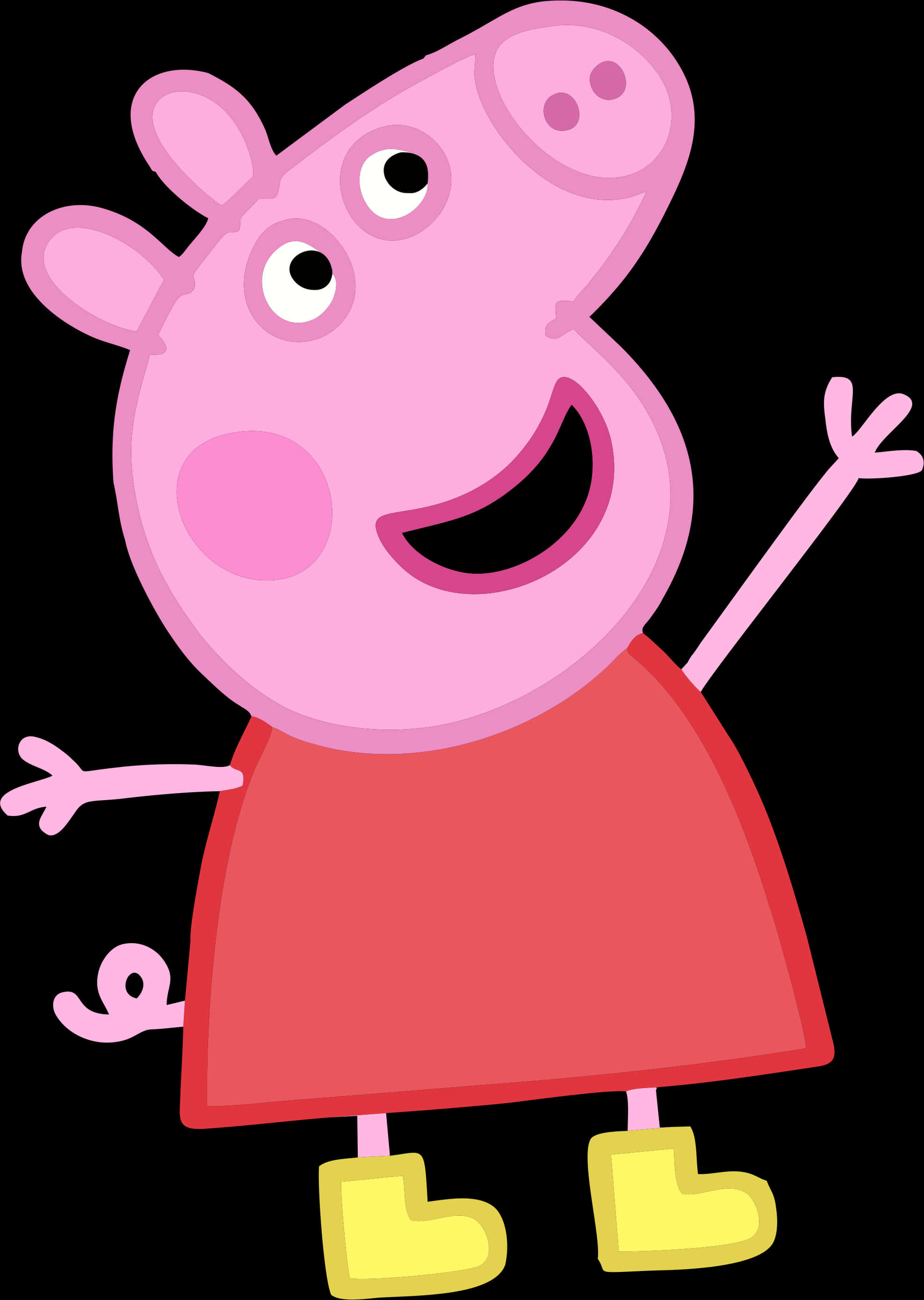 Peppa Pig Cartoon Character PNG