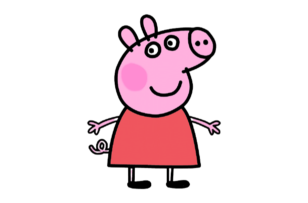 Peppa Pig Cartoon Character PNG