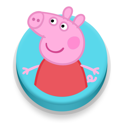 Peppa Pig Cartoon Character PNG