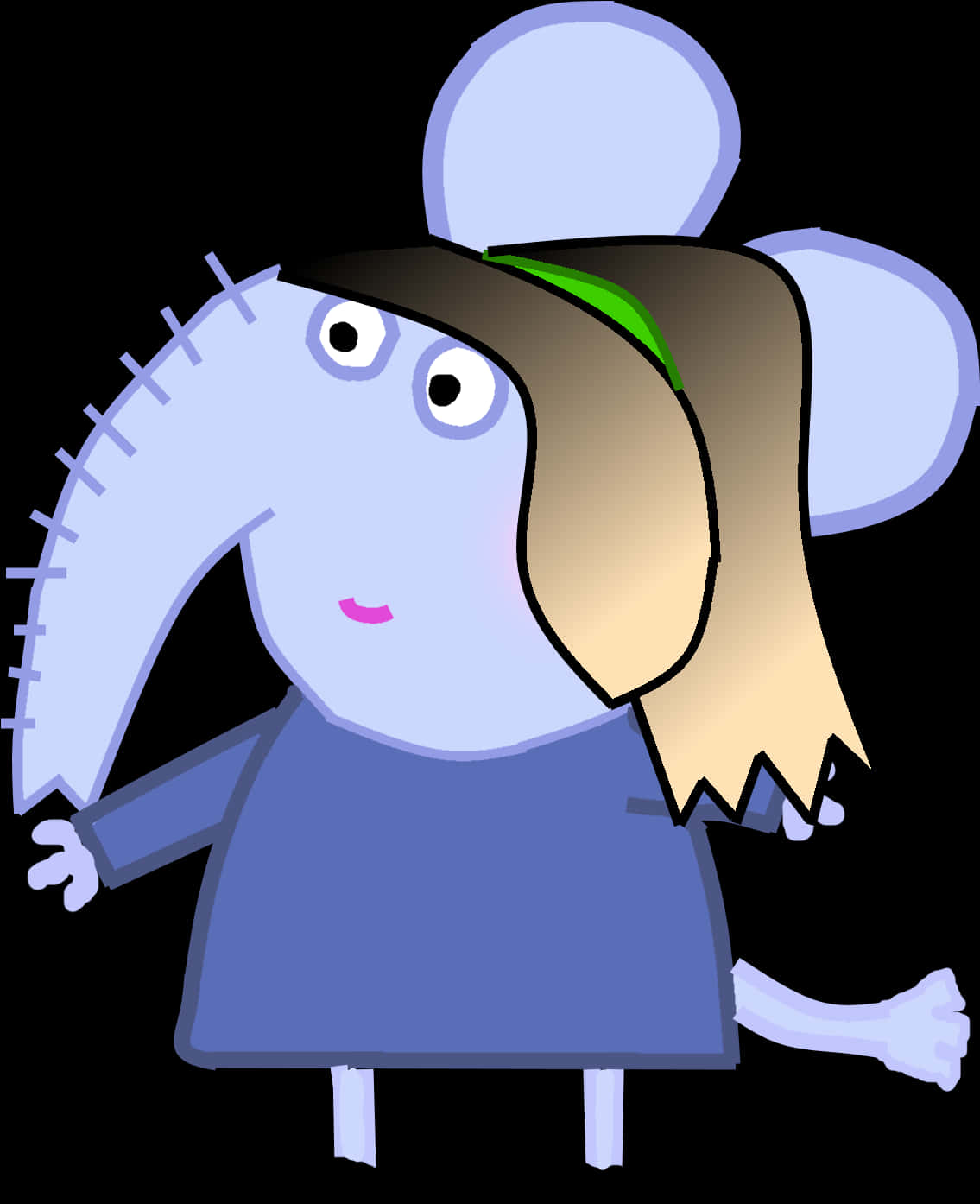 Peppa_ Pig_ Character_ Edmond_ Elephant_ Costume PNG