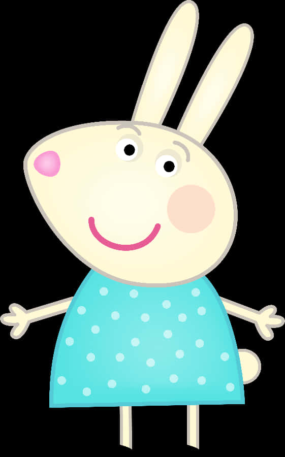Peppa Pig Character Rebecca Rabbit PNG