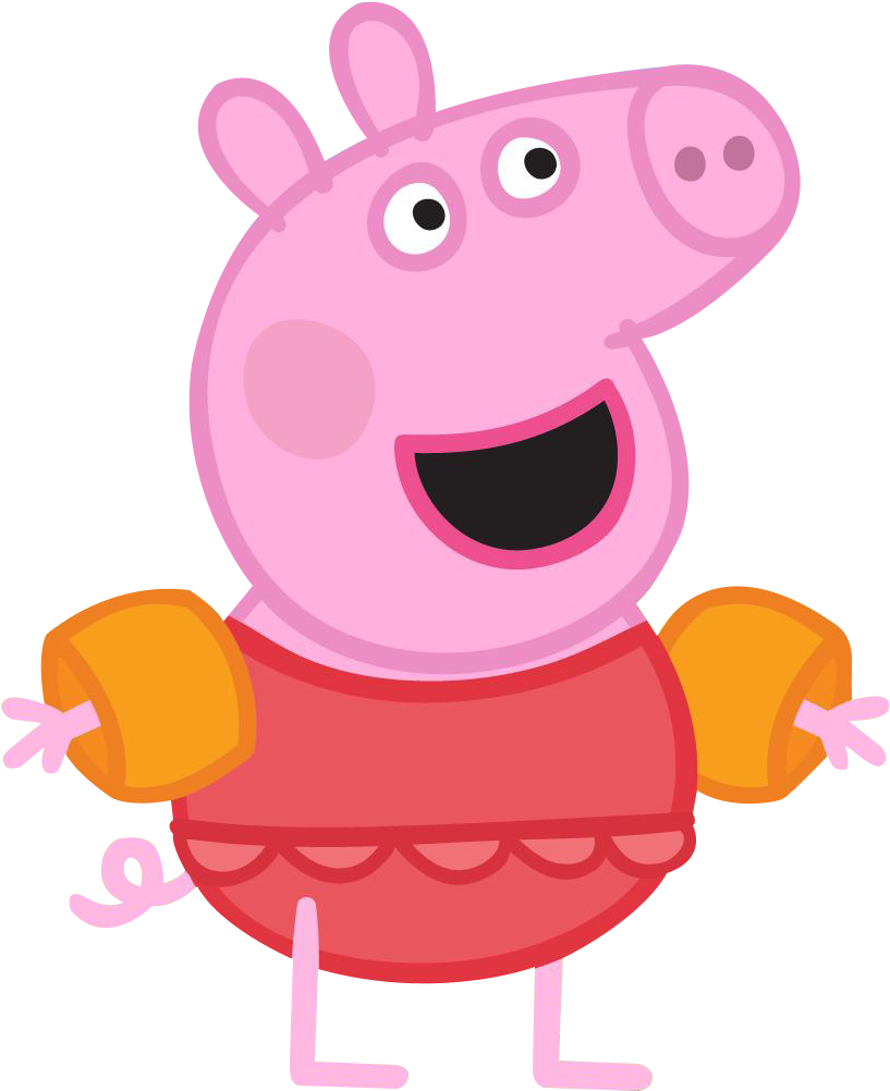 Download Peppa Pig Cheerful Cartoon Character | Wallpapers.com