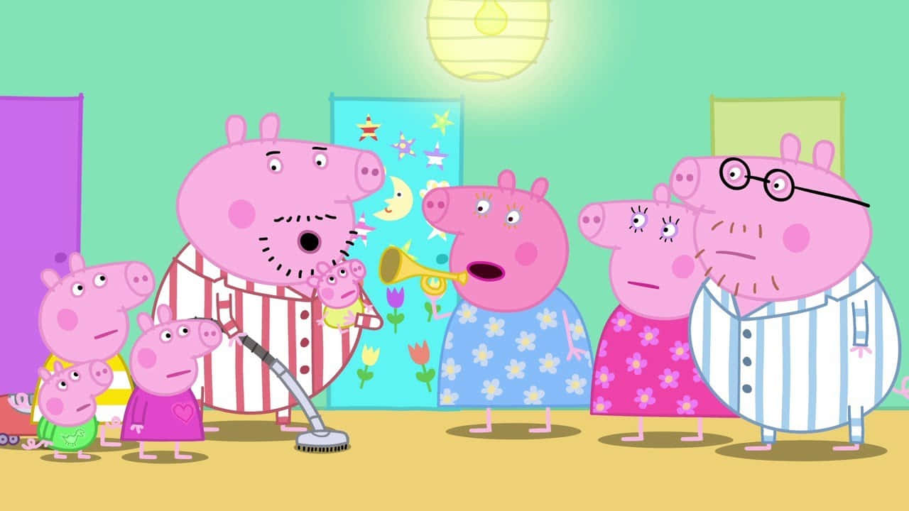 Peppa Pig and her family explore the world together!