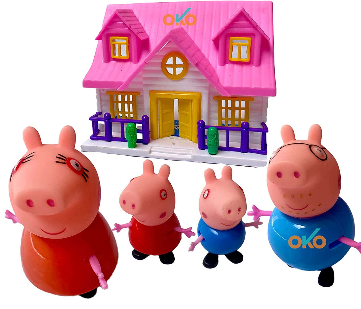 Peppa Pig Family enjoying a day at the park.