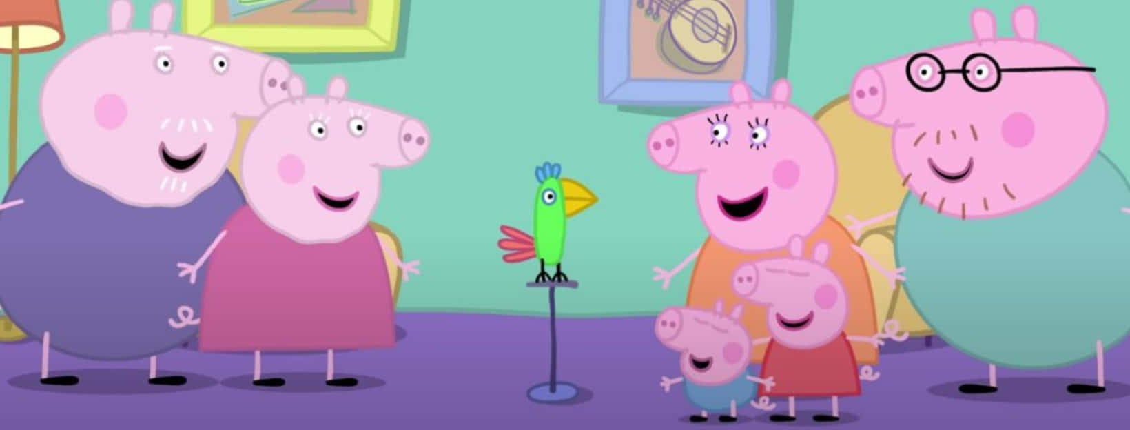Peppa Pig getting silly with bubbles!