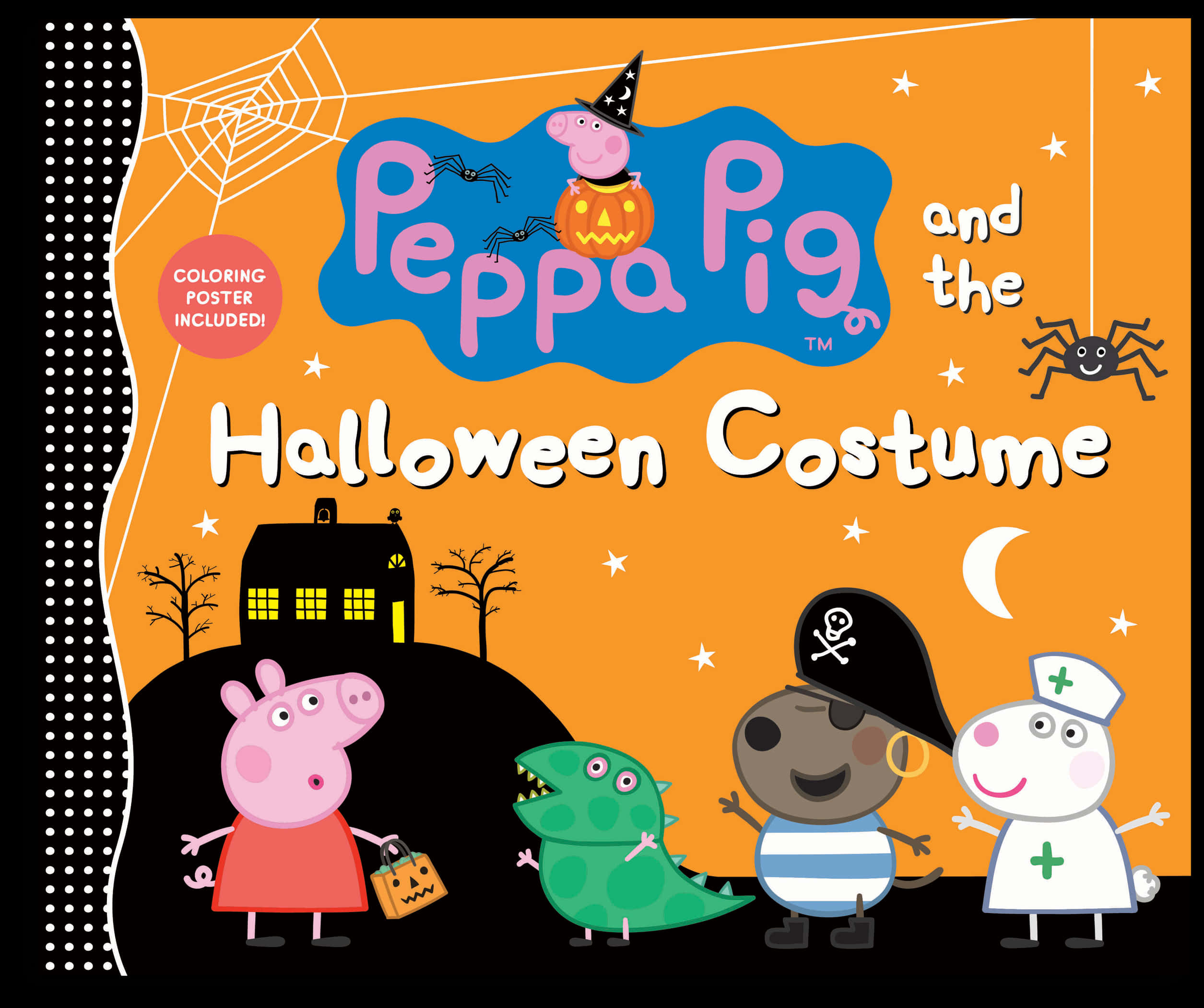 Peppa Pig Halloween Costume Book Cover PNG