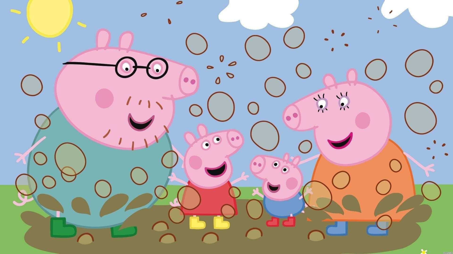 Peppa Pig iPad Family Wallpaper