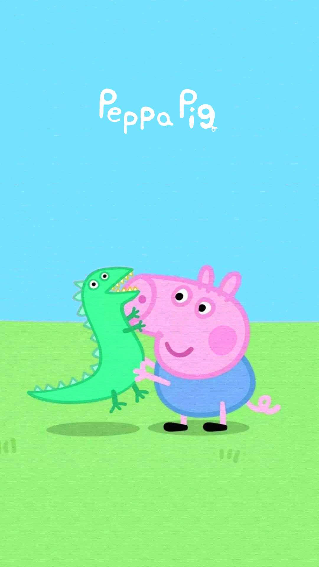 Peppa Pig Iphone George With Big Lizard