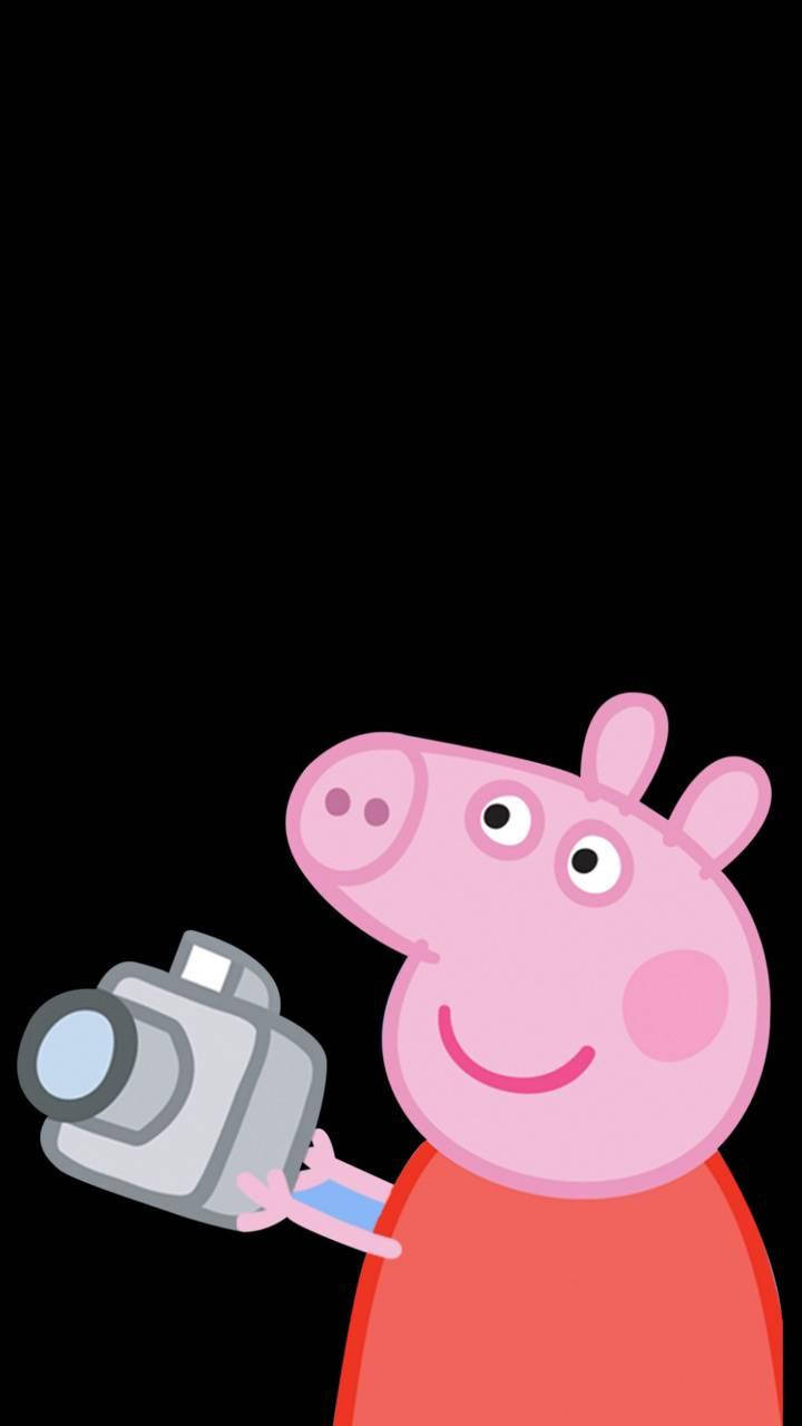 Peppa Pig Phone Camera Wallpaper Wallpaper