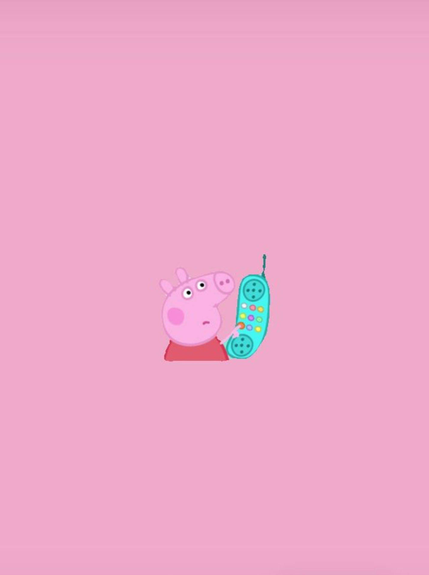 Gurli Pig Telefon Pink Baggrund Wallpaper