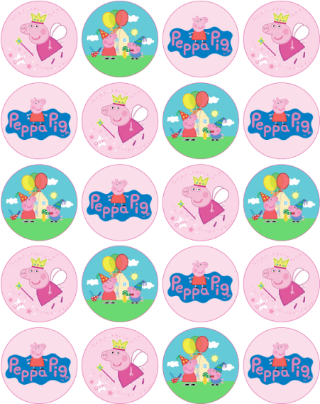 Peppa Pig Sticker Collection PNG
