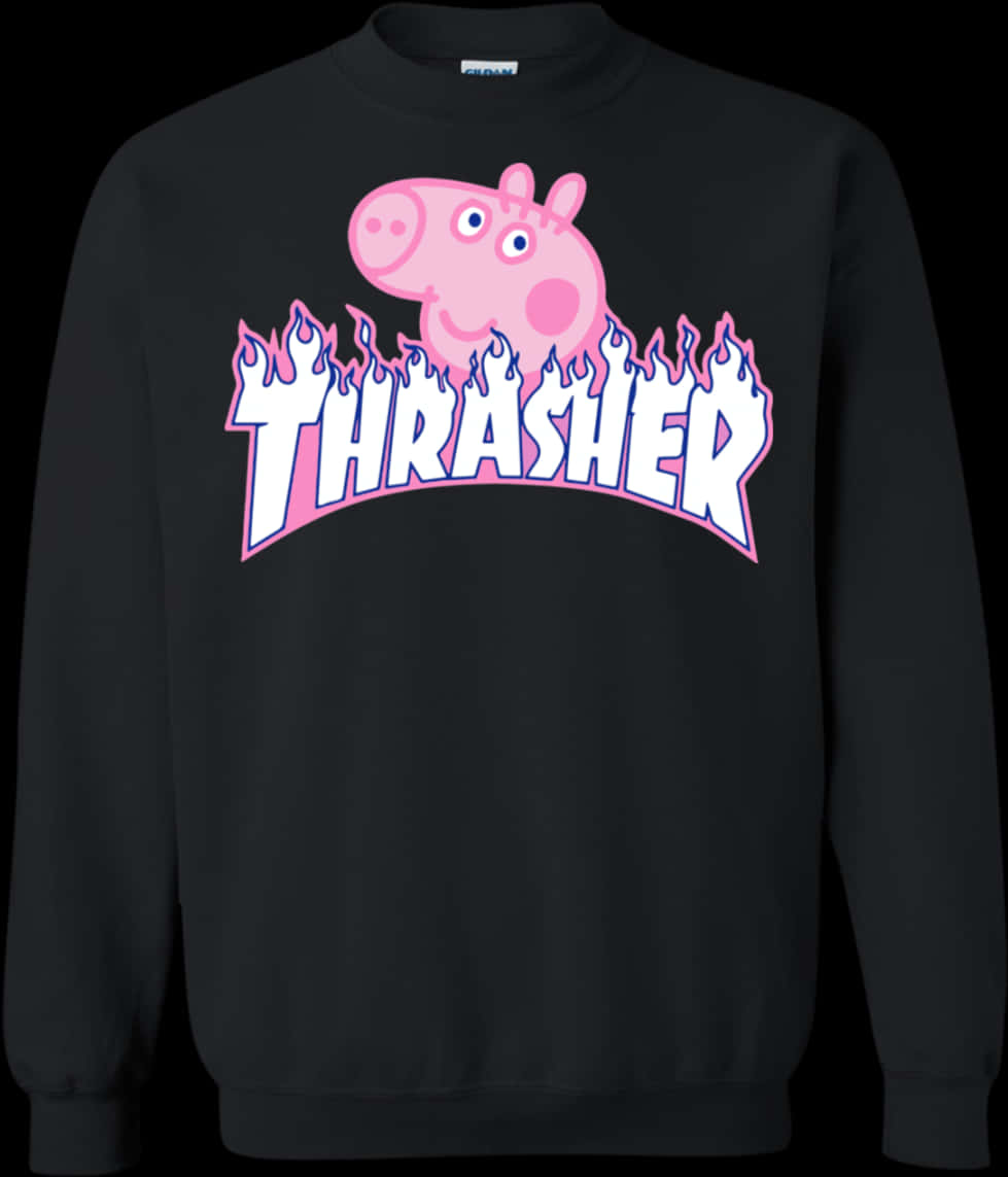 Peppa Pig Thrasher Sweatshirt PNG