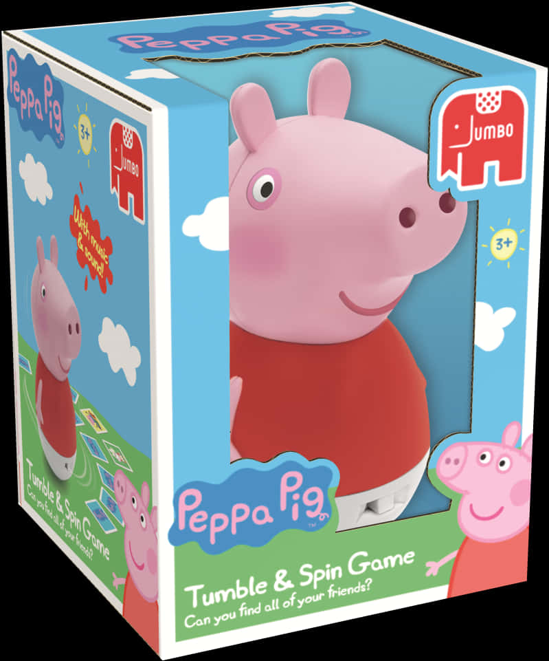 Download Peppa Pig Tumbleand Spin Game Box | Wallpapers.com