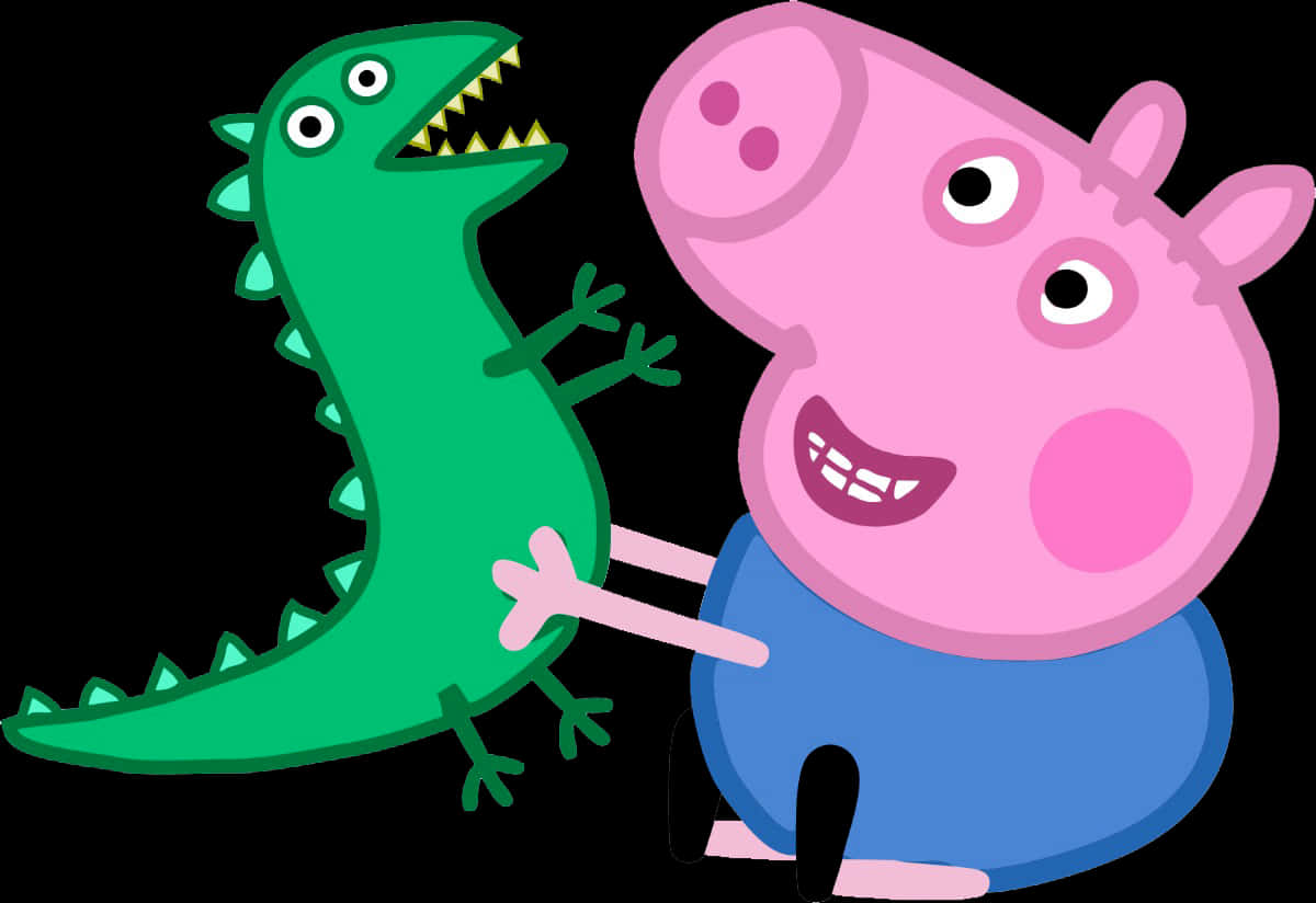Peppa_ Pig_and_ George's_ Dinosaur_ Friends PNG