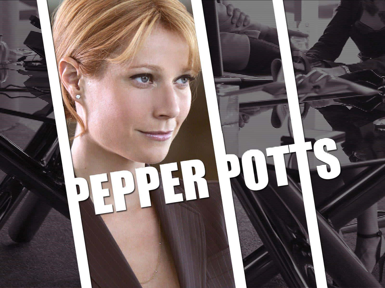 Pepper Potts in Iron Man Suit Wallpaper