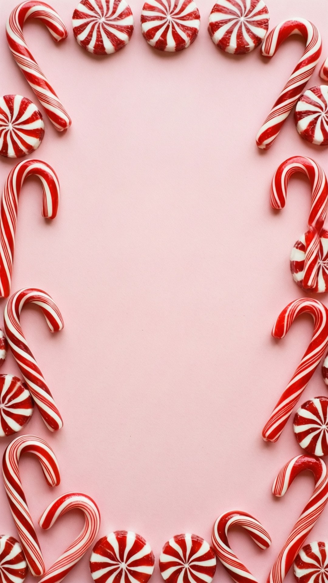 Peppermint Candy Border Bakgrunner