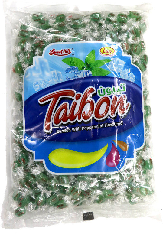 Peppermint Flavored Taibon Candy Bag PNG