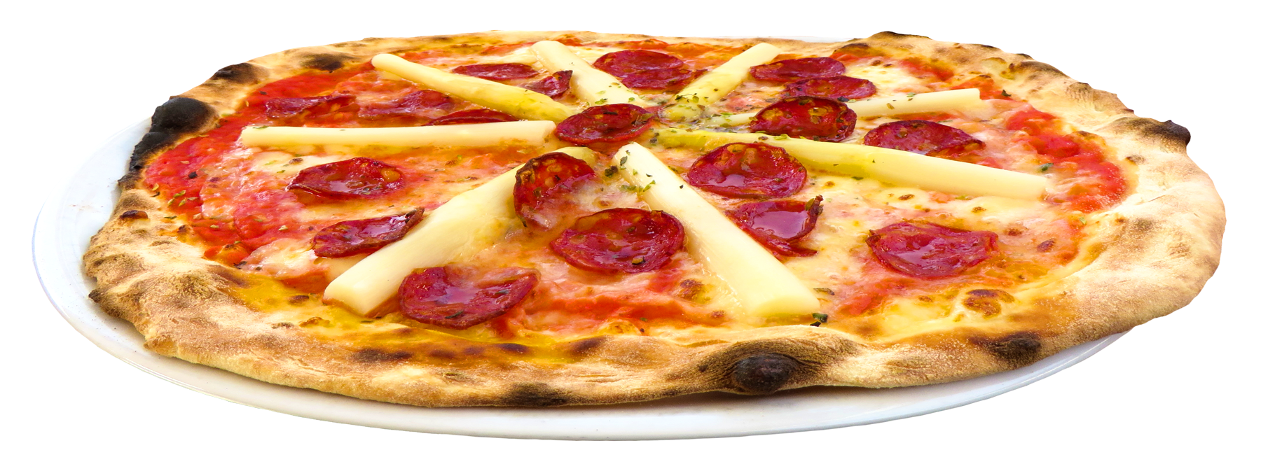 Pepperoni Pineapple Pizza PNG