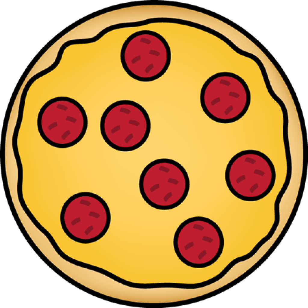 Pepperoni Pizza Cartoon Clipart PNG