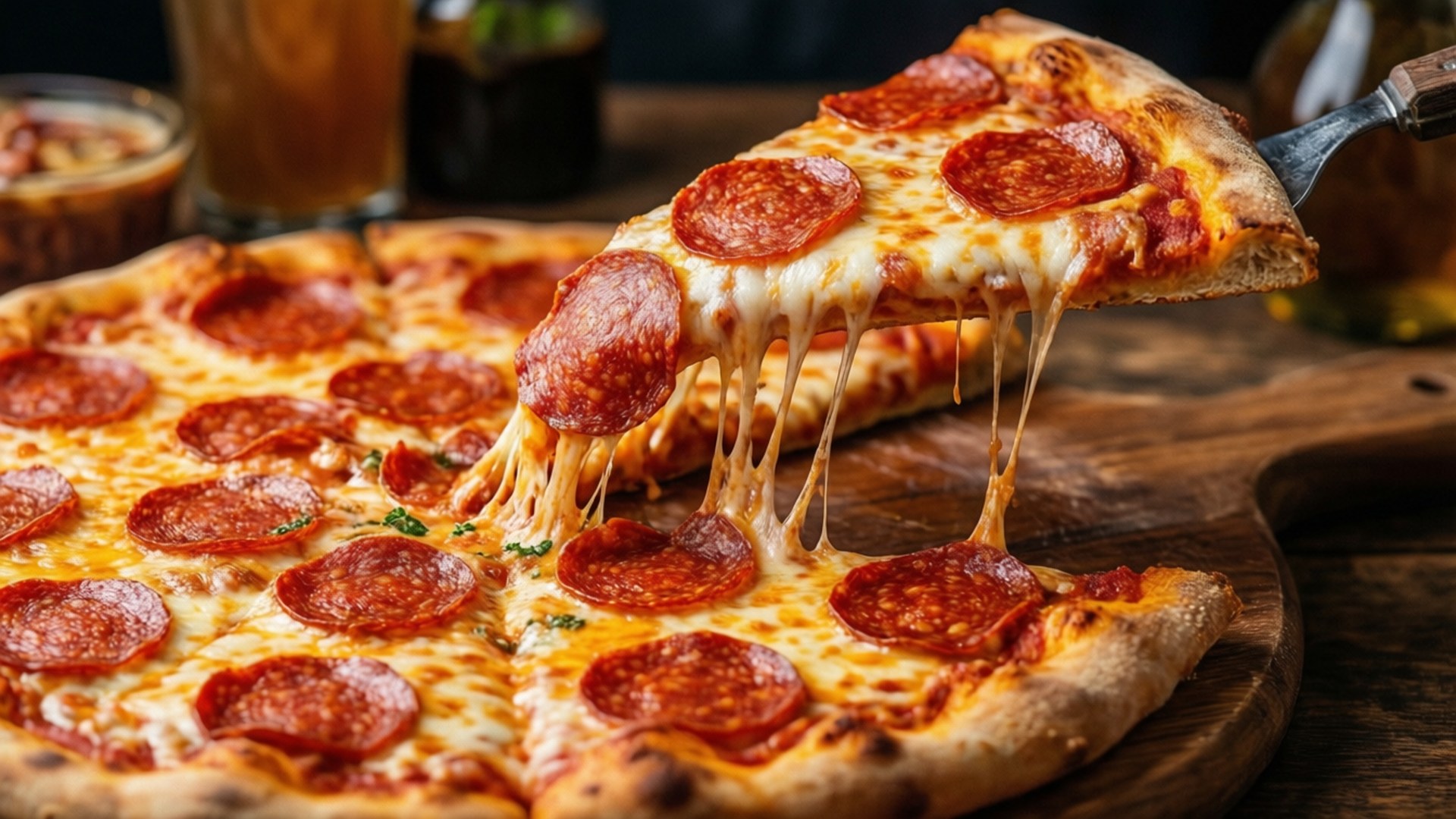 Pepperoni Pizza Slice Taustakuvat