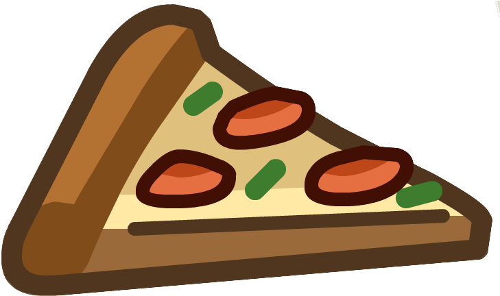 Pepperoni Pizza Slice Clipart PNG