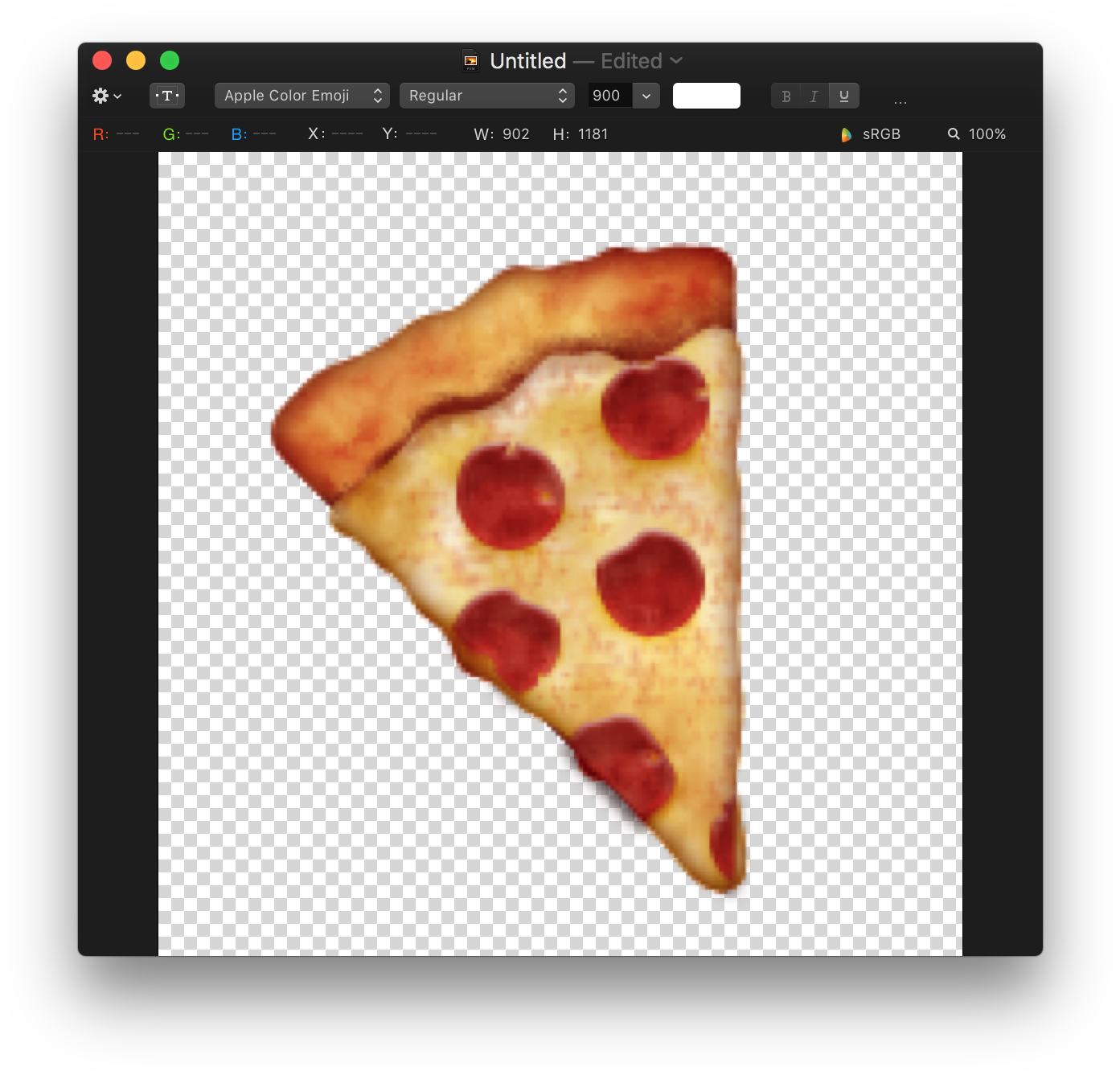 Pepperoni Pizza Slice Emoji PNG