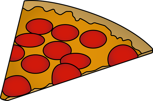 Download Pepperoni Pizza Slice Graphic | Wallpapers.com