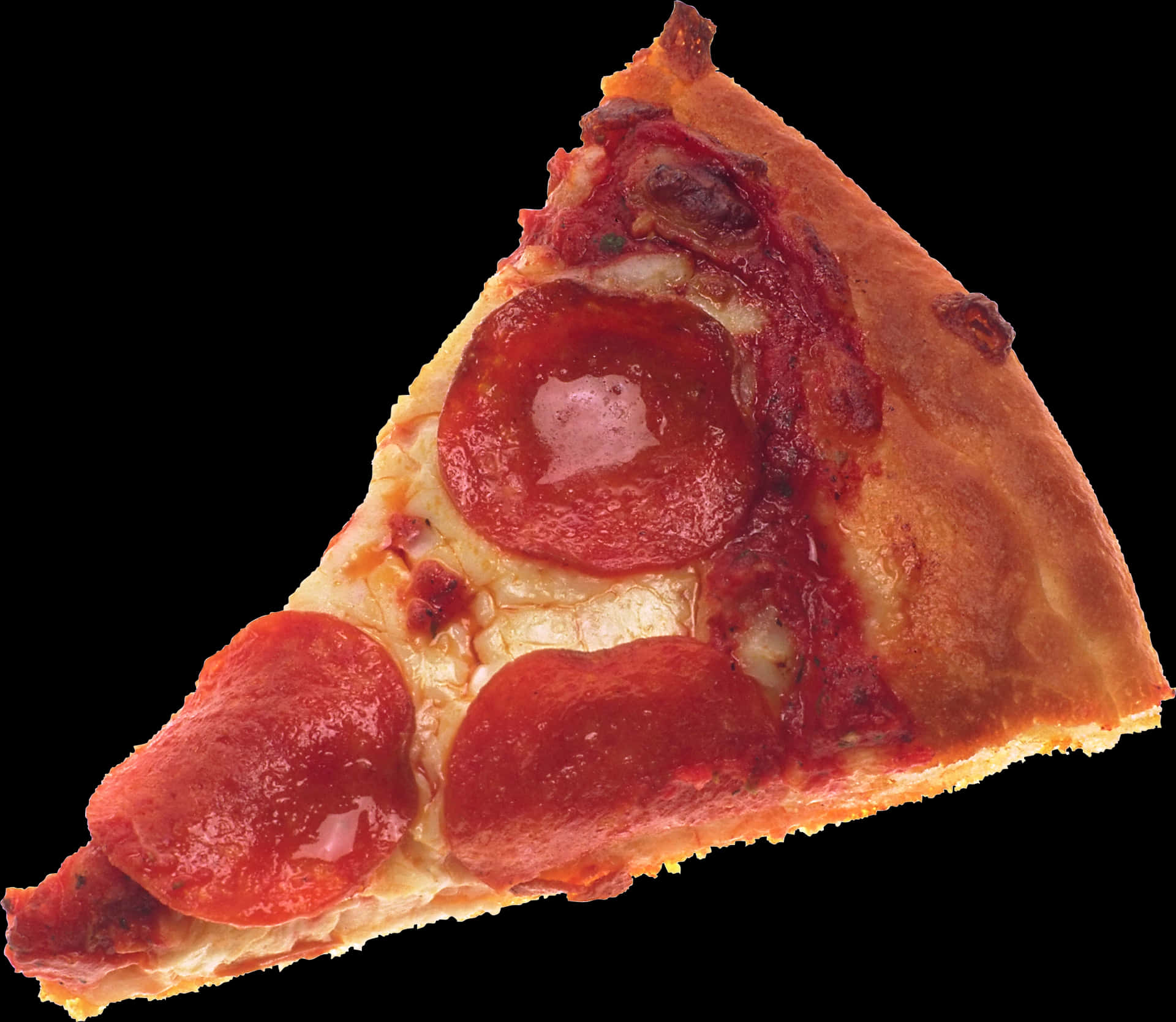 Pepperoni Pizza Slice Isolated PNG
