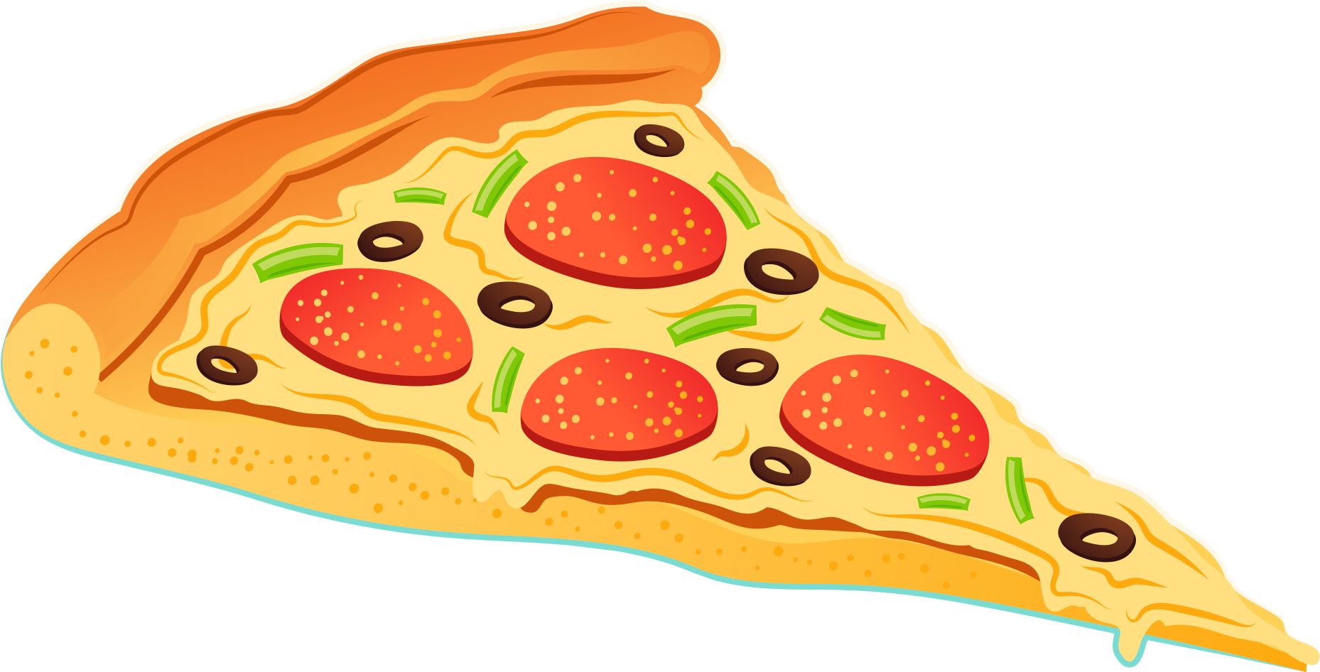 Pepperoni_ Olive_ Pizza_ Slice_ Clipart.png PNG