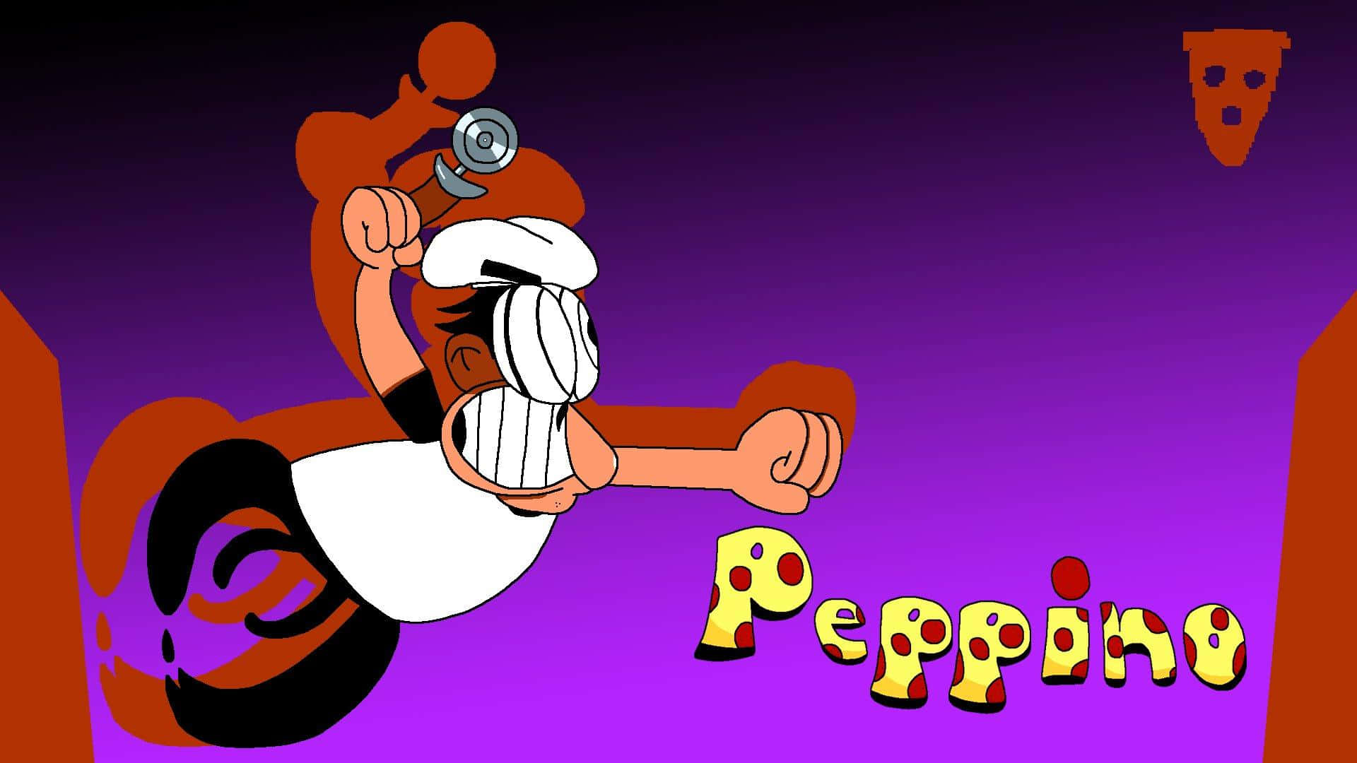 Peppino Pizza Tower Character Wallpaper