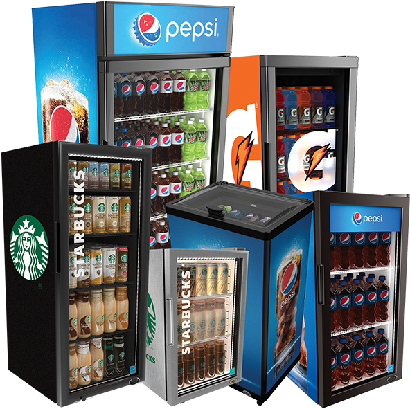 Pepsi Branded Beverage Coolers PNG