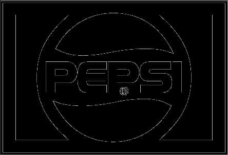 Pepsi Logo Outline PNG
