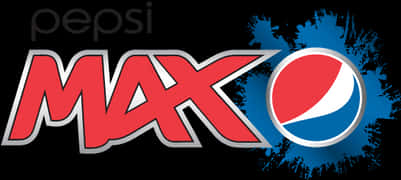 Pepsi Max_ Logo_with_ Splash_ Background PNG