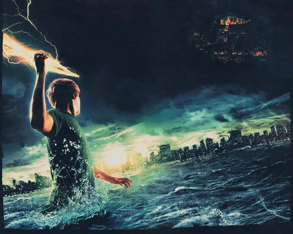 Entdeckedie Welt Der Griechischen Mythologie Mit Percy Jackson! Wallpaper